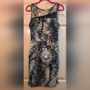 Roxberi Reptile Print Dress, Size 10